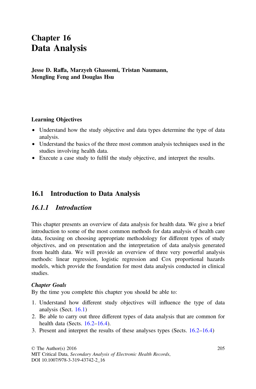 analysis of data in research pdf