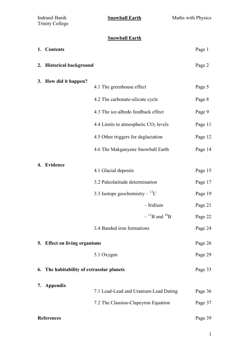 PDF Snowball Earth