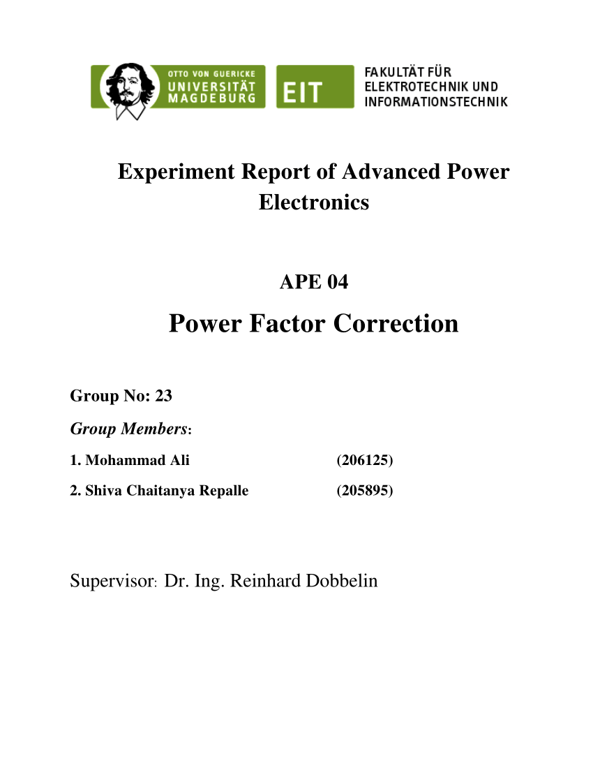 Power Factor Correction Pdf