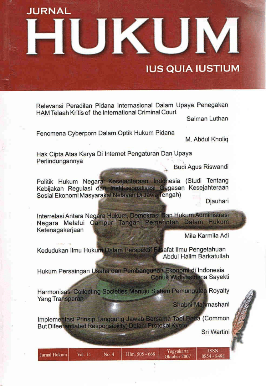 Pdf Hukum Persaingan Usaha Dan Pembangunan Ekonomi Di Indonesia