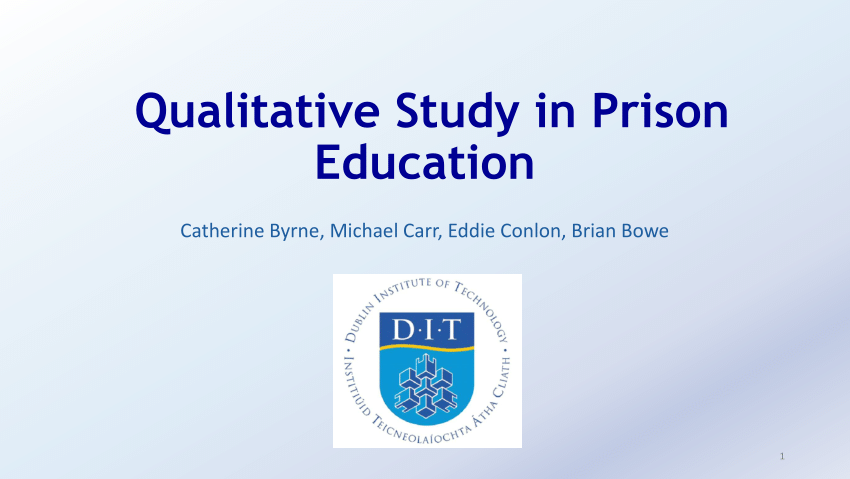 research topics on prison education