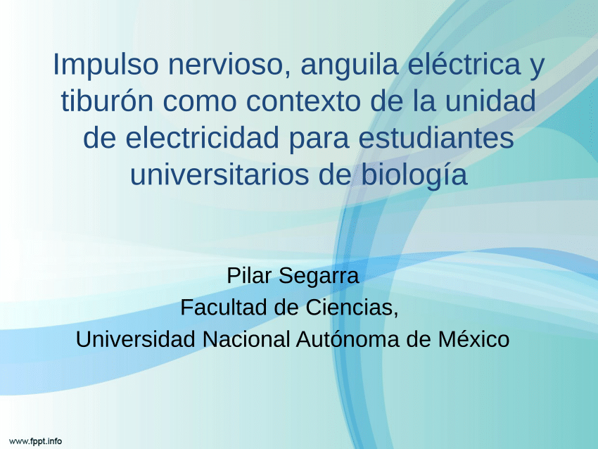 Pdf Impulso Nervioso Anguila Electrica Y Tiburon Como Contexto De La Unidad De Electricidad Para Estudiantes Universitarios De Biologia