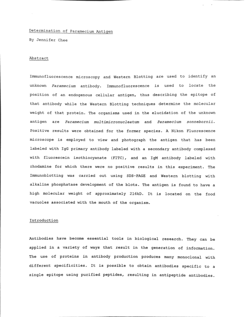 pdf-determination-of-paramecium-antigen