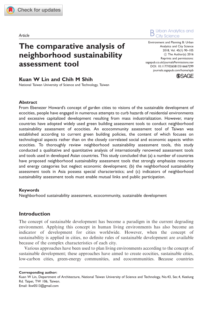 comparative case study sustainability