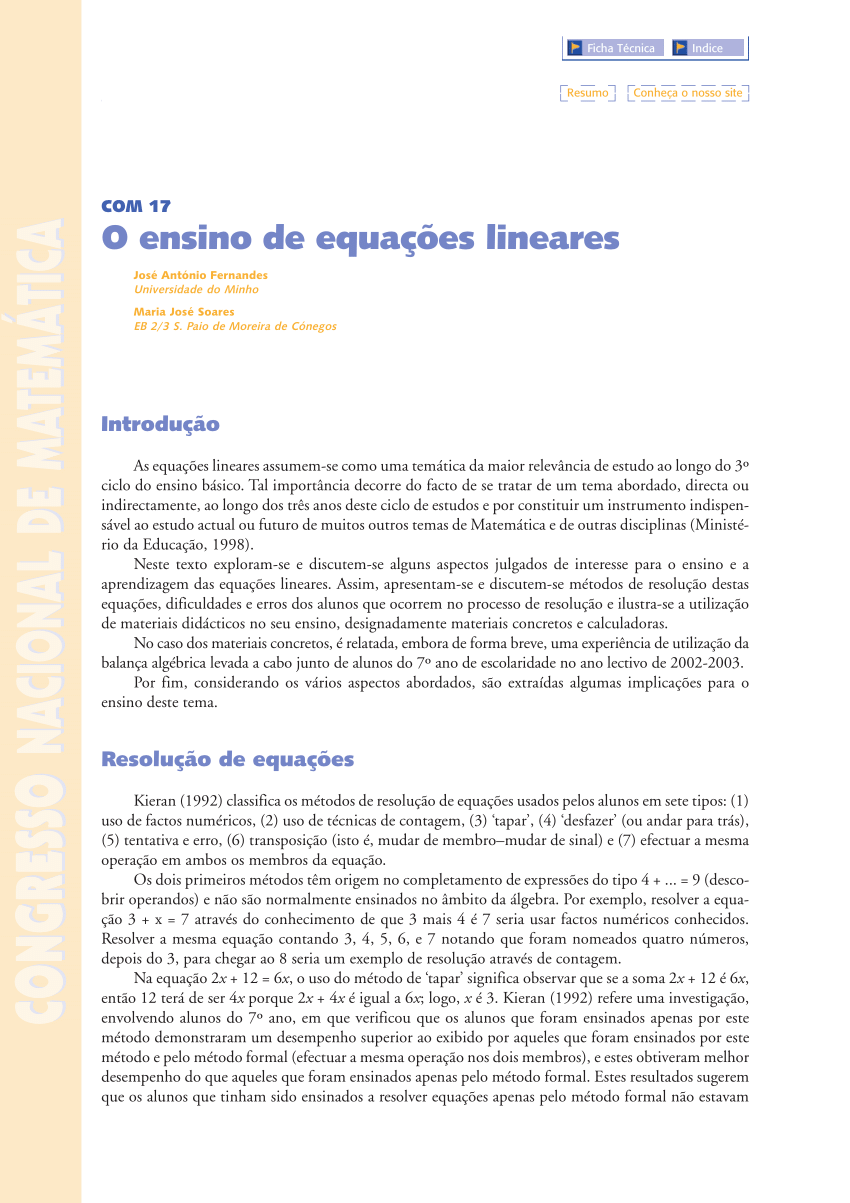 Calculadora de equação - Resolver expressões algébricas