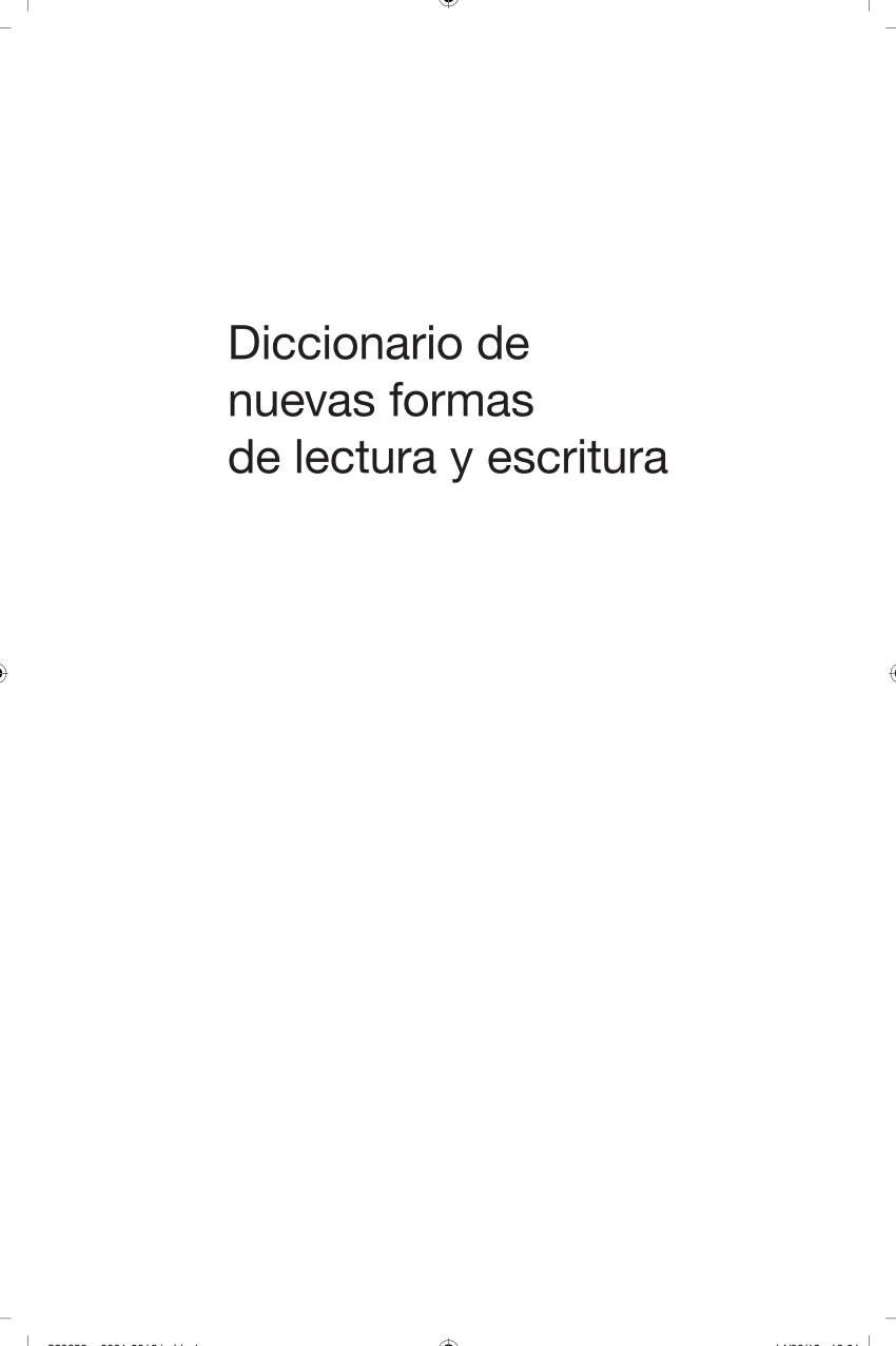 preferible casete materno PDF) DICCIONARIO DE NUEVAS FORMAS DE LECTURA Y ESCRITURA, Ed. SANTILLANA