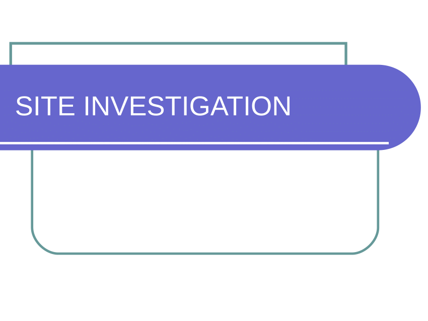 (PDF) Site Investigation