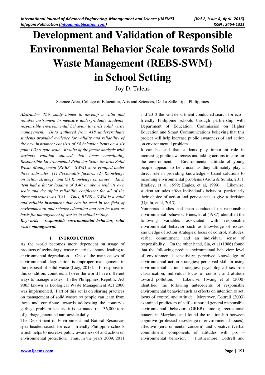 research questions on solid waste management