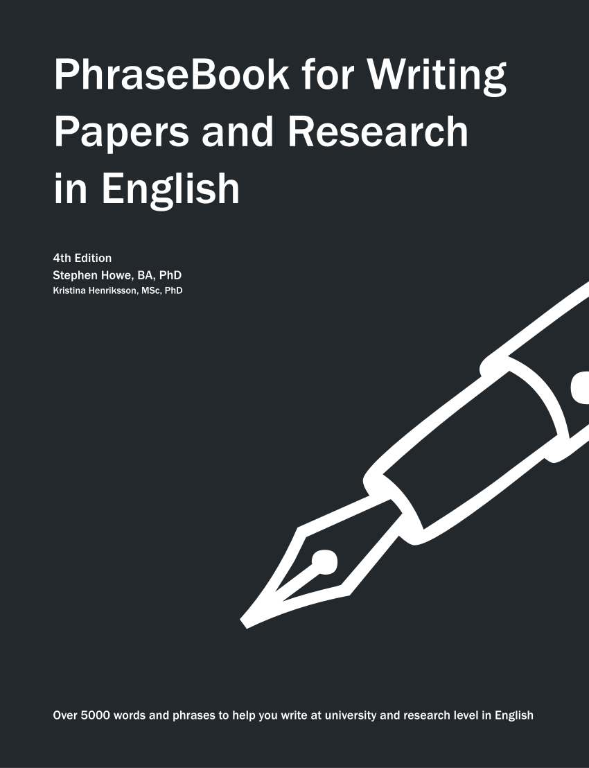 phrasebook for writing papers and research in english pdf