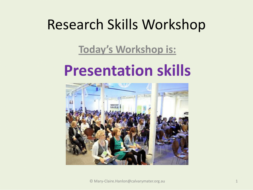writing and presentation skills pdf