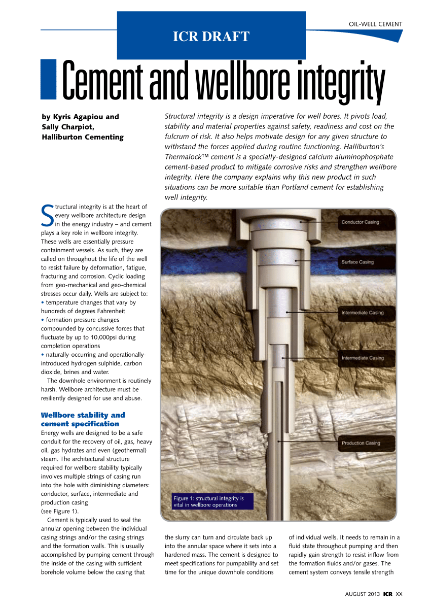 (PDF) Cement and wellbore integrity