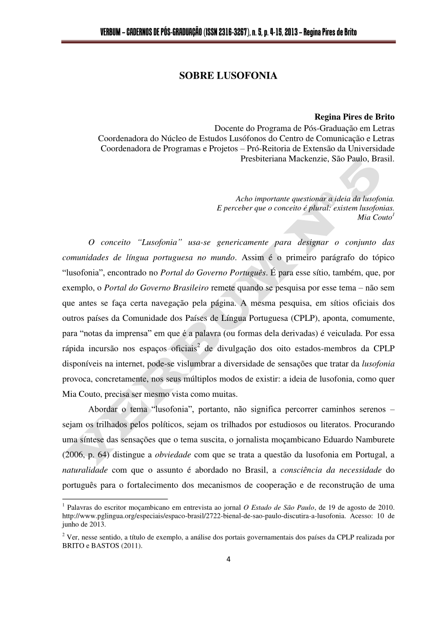 PDF) 'Qual o significado de 'Diáspora' em tempo de globalização? A relação  controversa entre Império, lusofonia e 'portugalidade