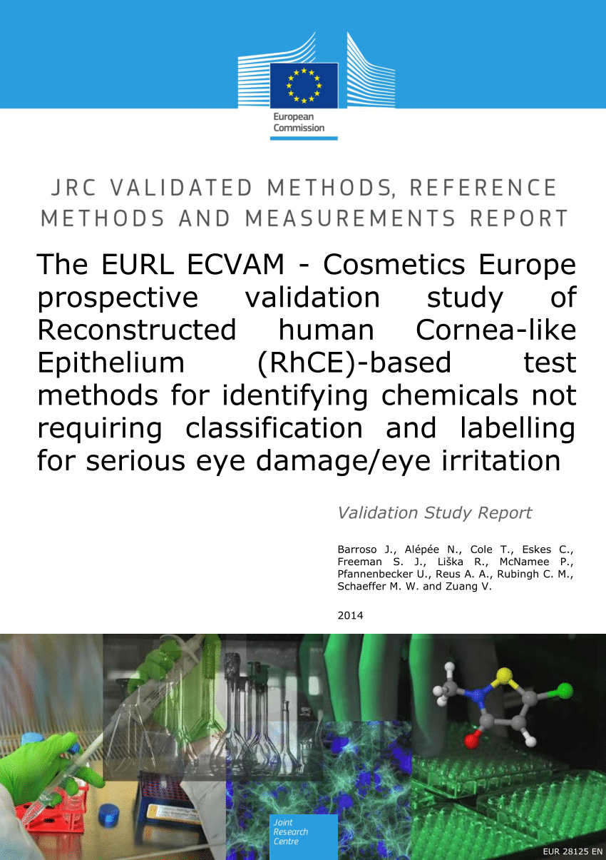 (PDF) The EURL ECVAM - Cosmetics Europe prospective validation study of
