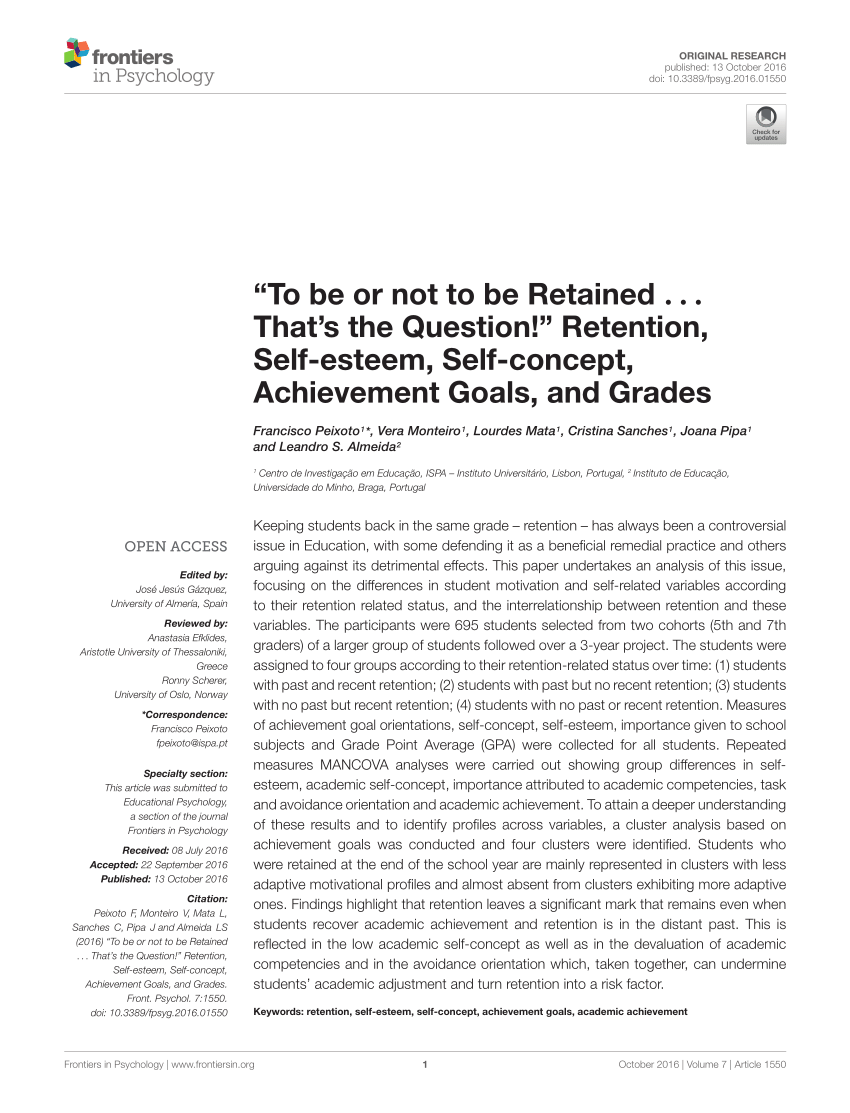 PDF) “To be or not to be Retained … That's the Question ...