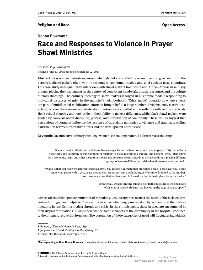 Pdf Race And Responses To Violence In Prayer Shawl Ministries,Rum Runner Drink History
