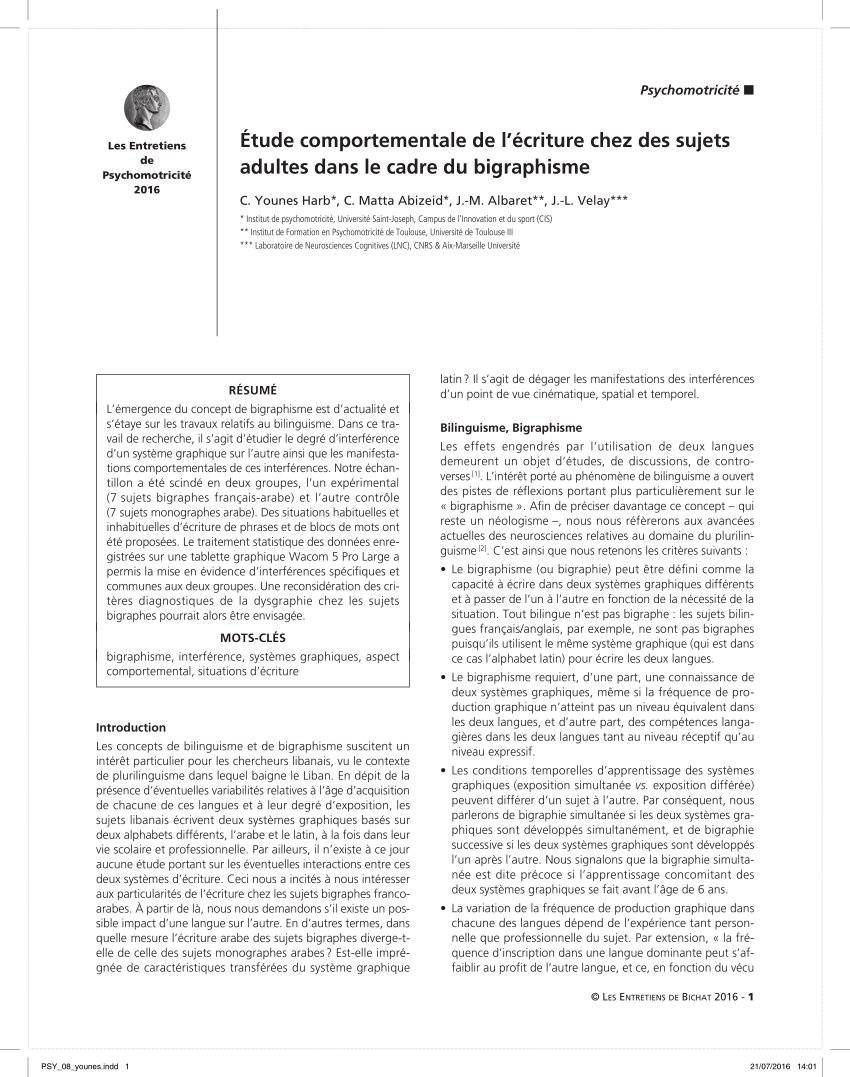 pdf etude comportementale de l ecriture chez des sujets adultes dans le cadre du bigraphisme sujets adultes dans le cadre du bigraphisme