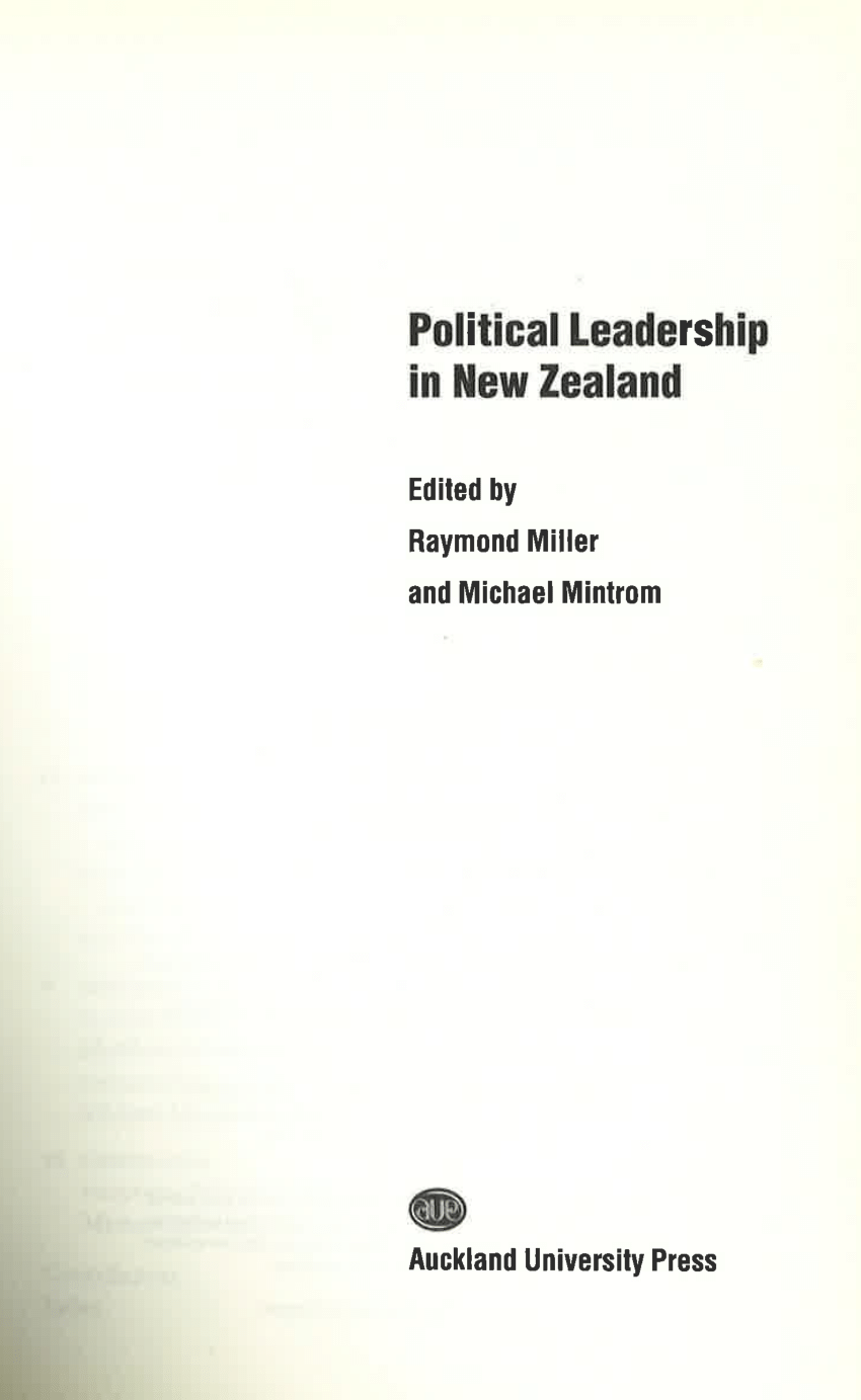 new zealand political research