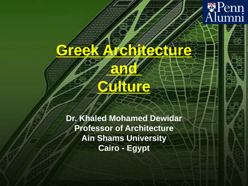 research paper about greek architecture