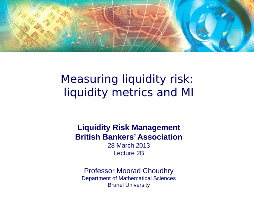 literature review on liquidity risk