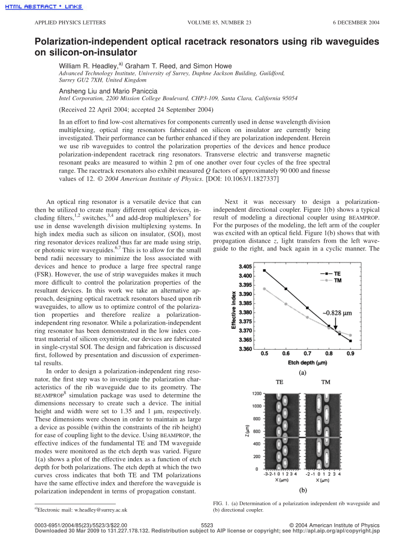 polarization independent optical isolator