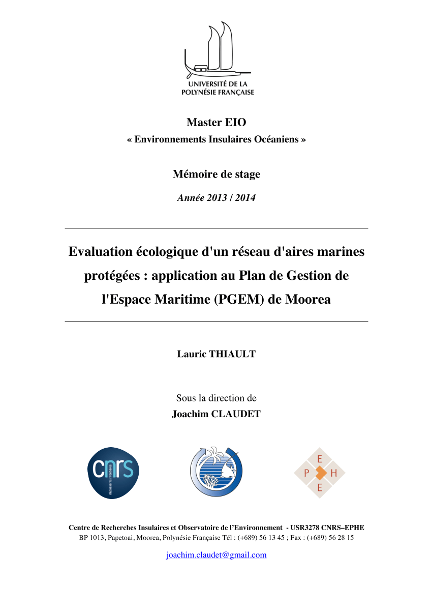 Master thesis french