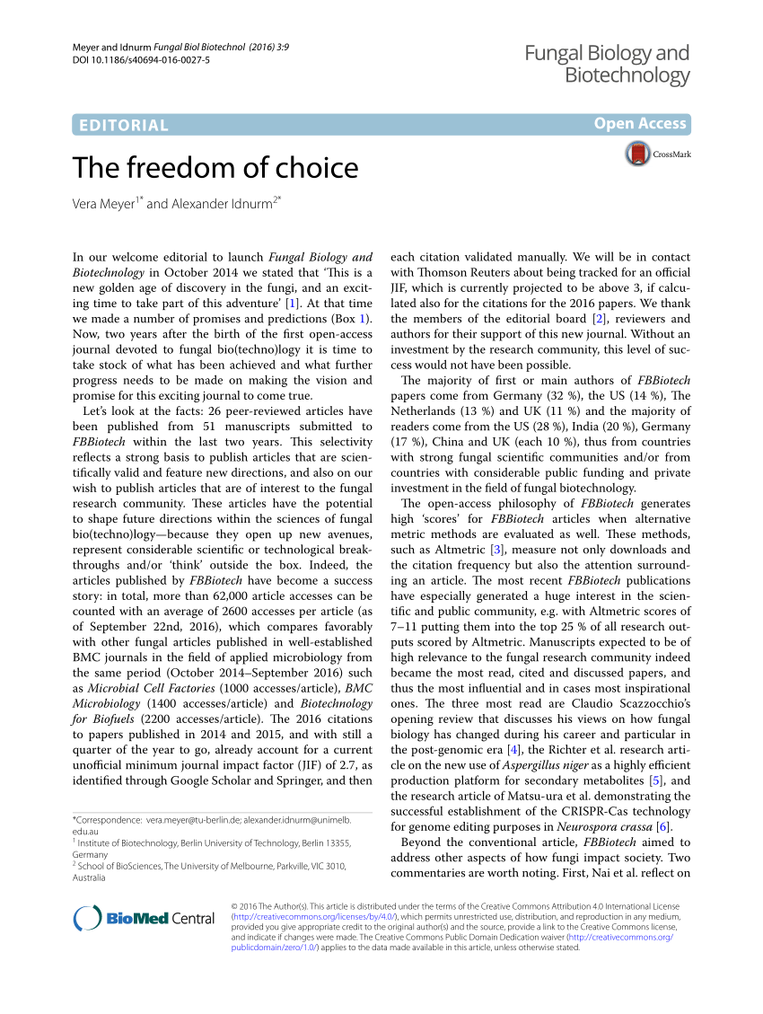 freedom of choice argumentative essay