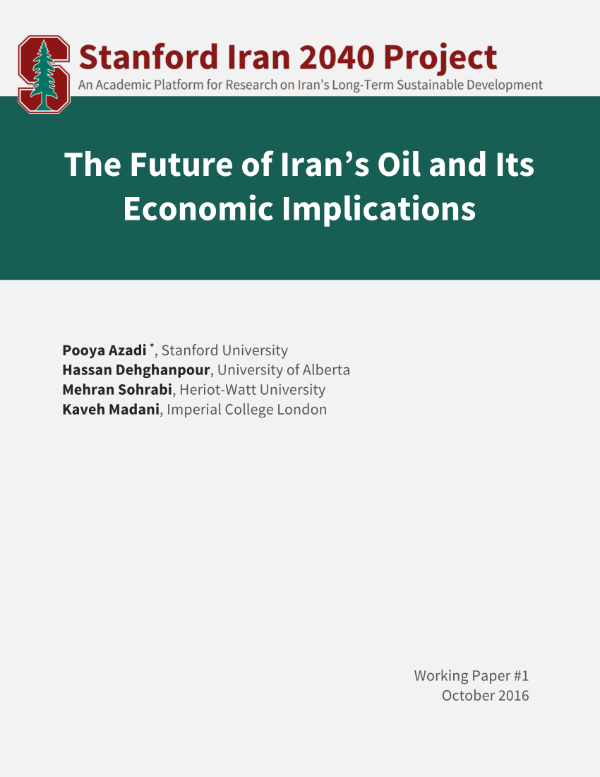 The For Irans Economic And Political Future