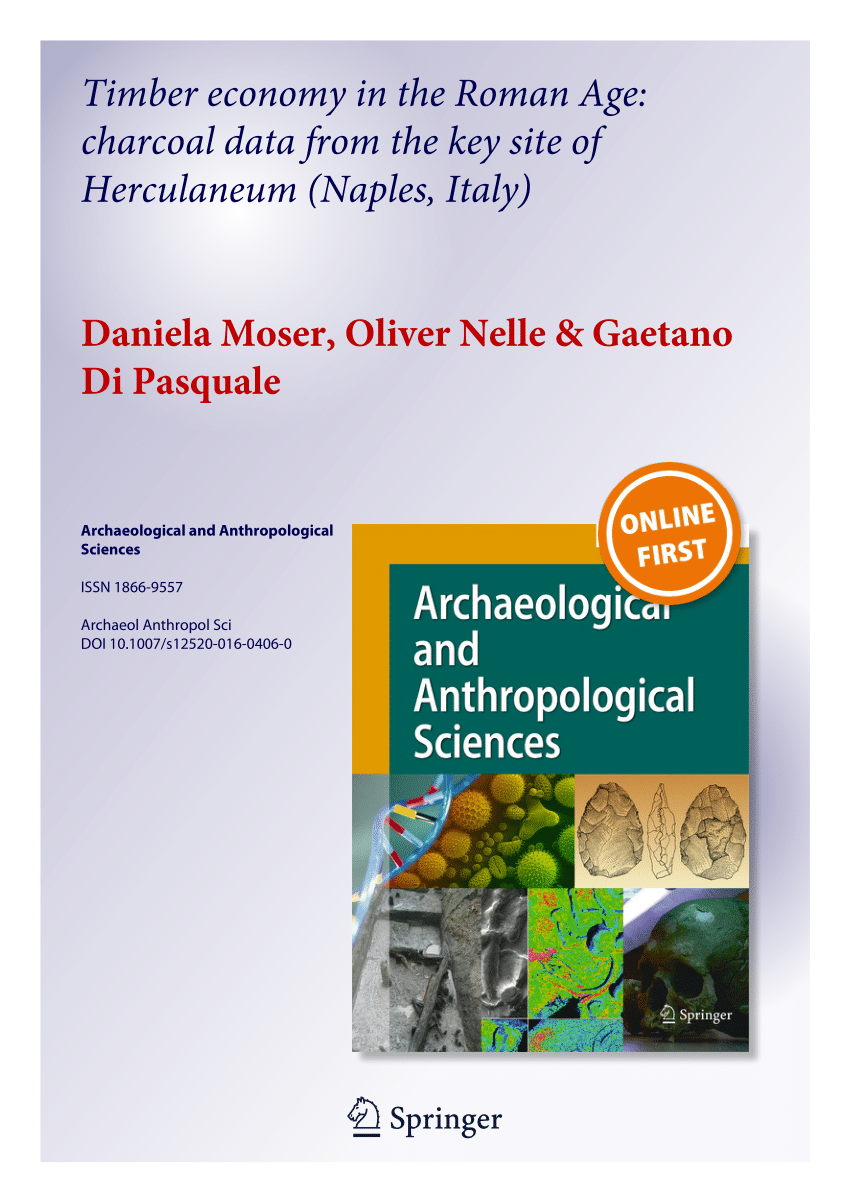 PDF) Timber economy in the Roman Age: charcoal data from the key site of  Herculaneum (Naples, Italy)