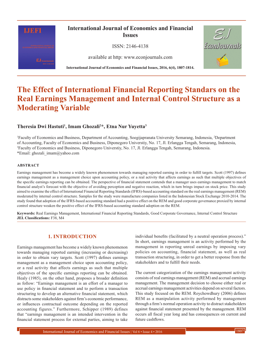 international research journal of finance and economics