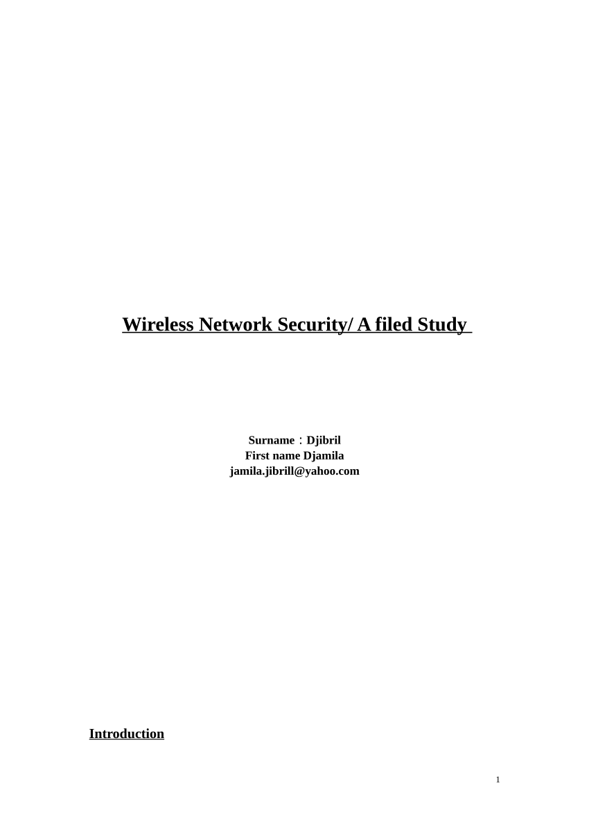 research paper on network security pdf