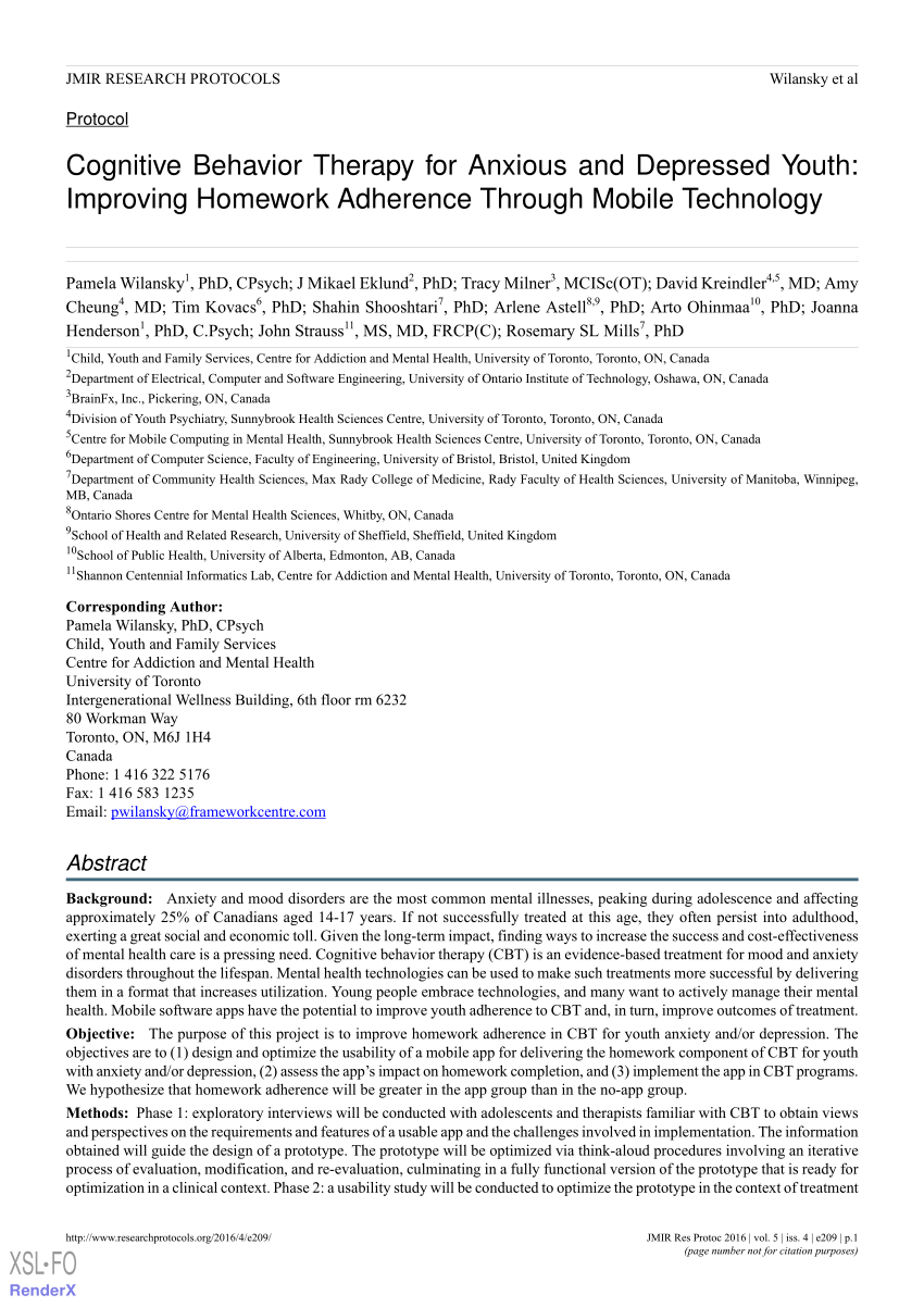 promoting homework adherence in cognitive behavioral therapy for adolescent depression