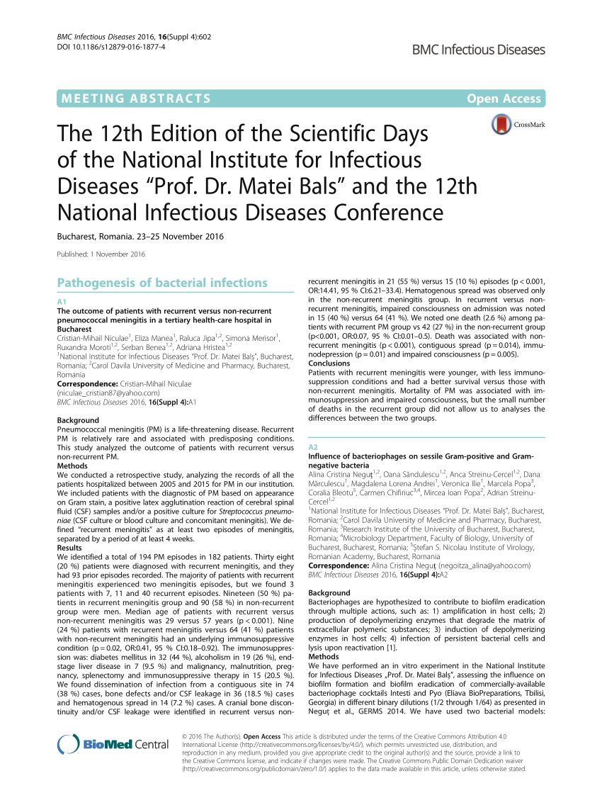 PDF) The 12th Edition of the Scientific Days of the National ...