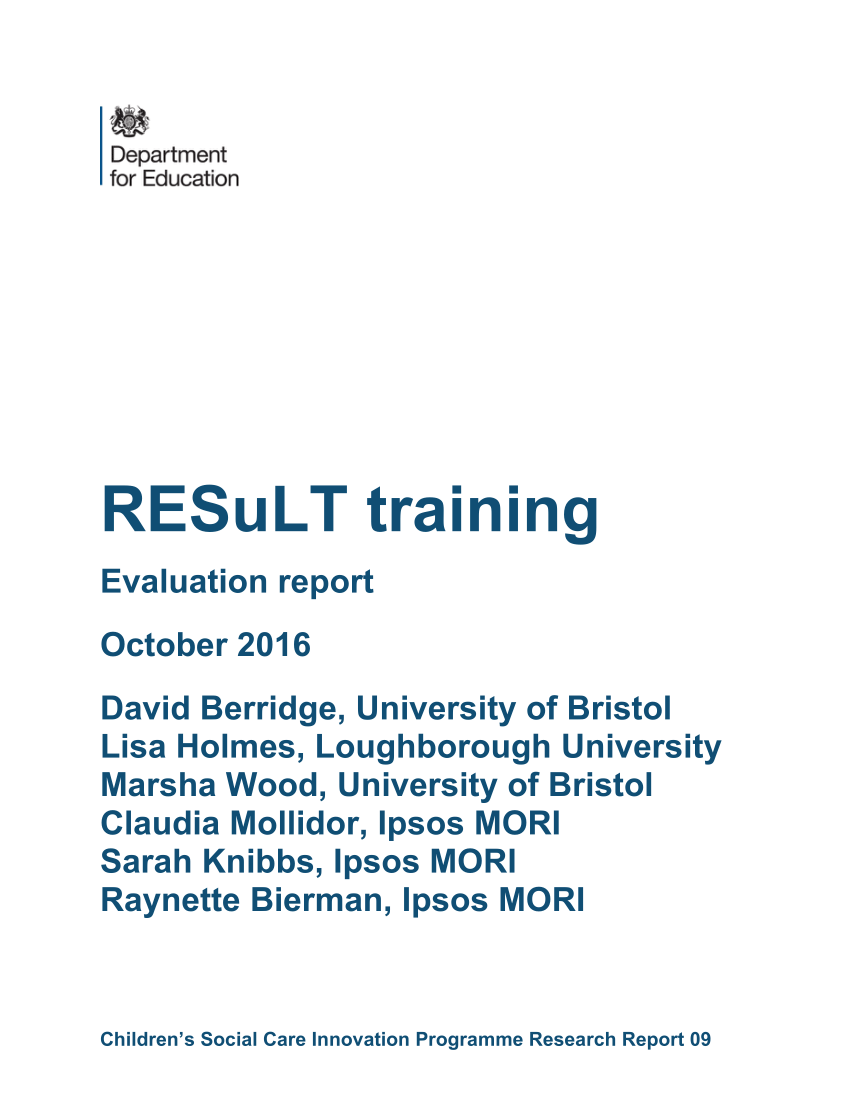 PDF) RESuLT Training evaluation report Throughout Training Evaluation Report Template