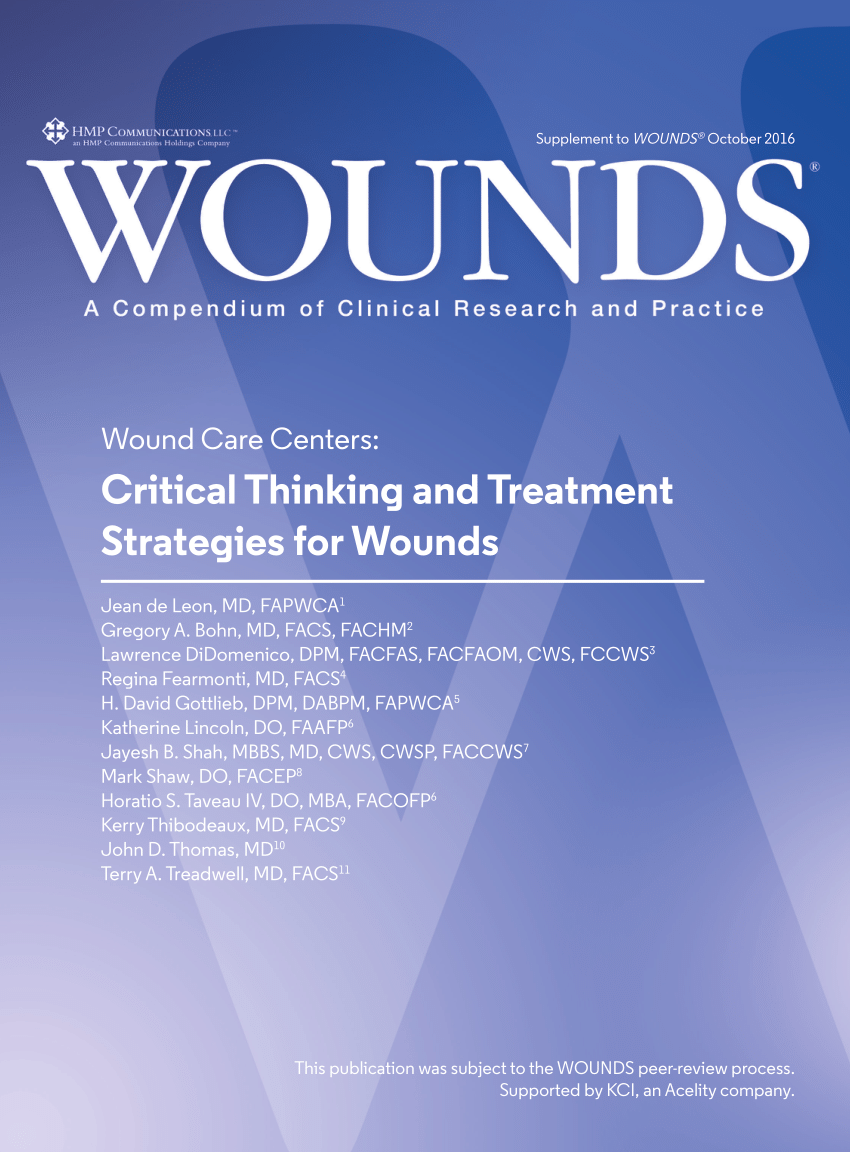 critical thinking wound care