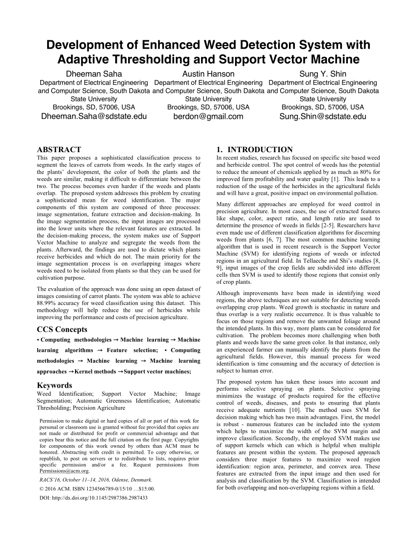 weed detection research paper