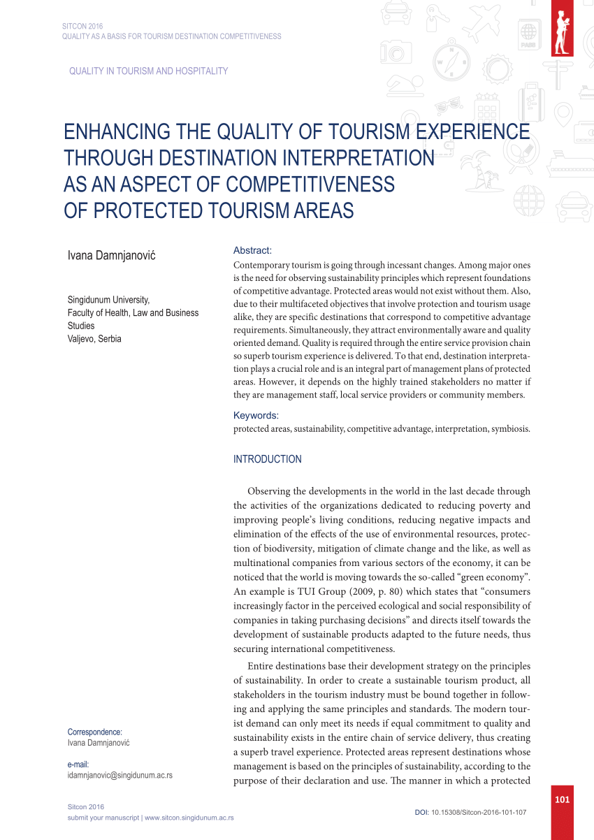 tourism qualitative study