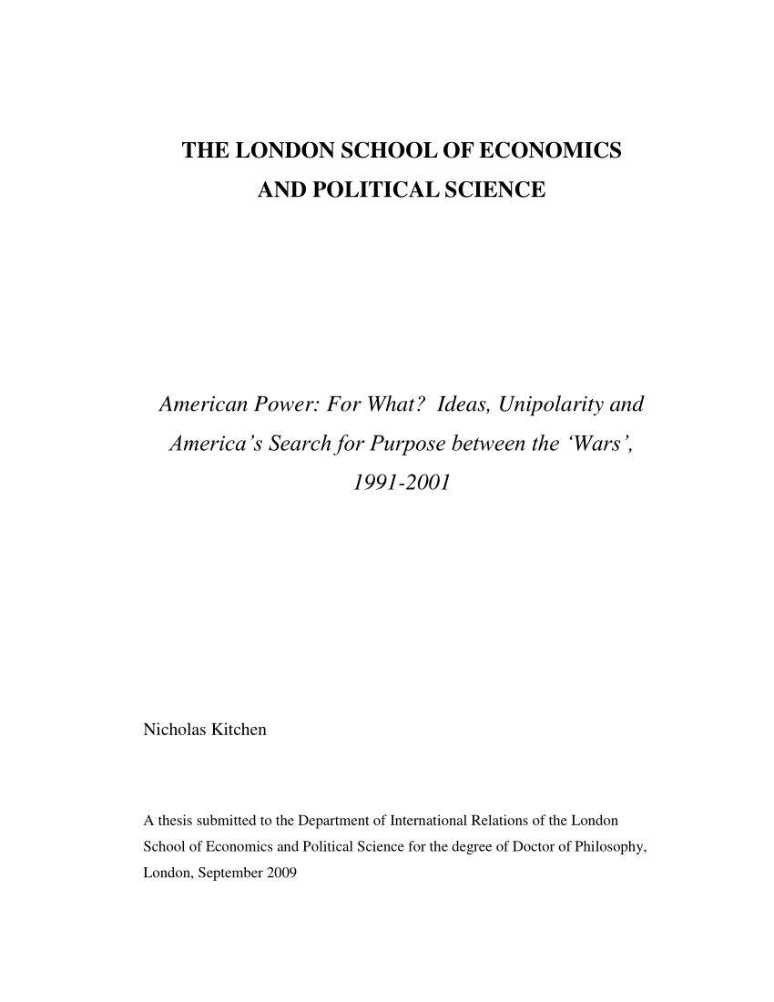 lse phd thesis