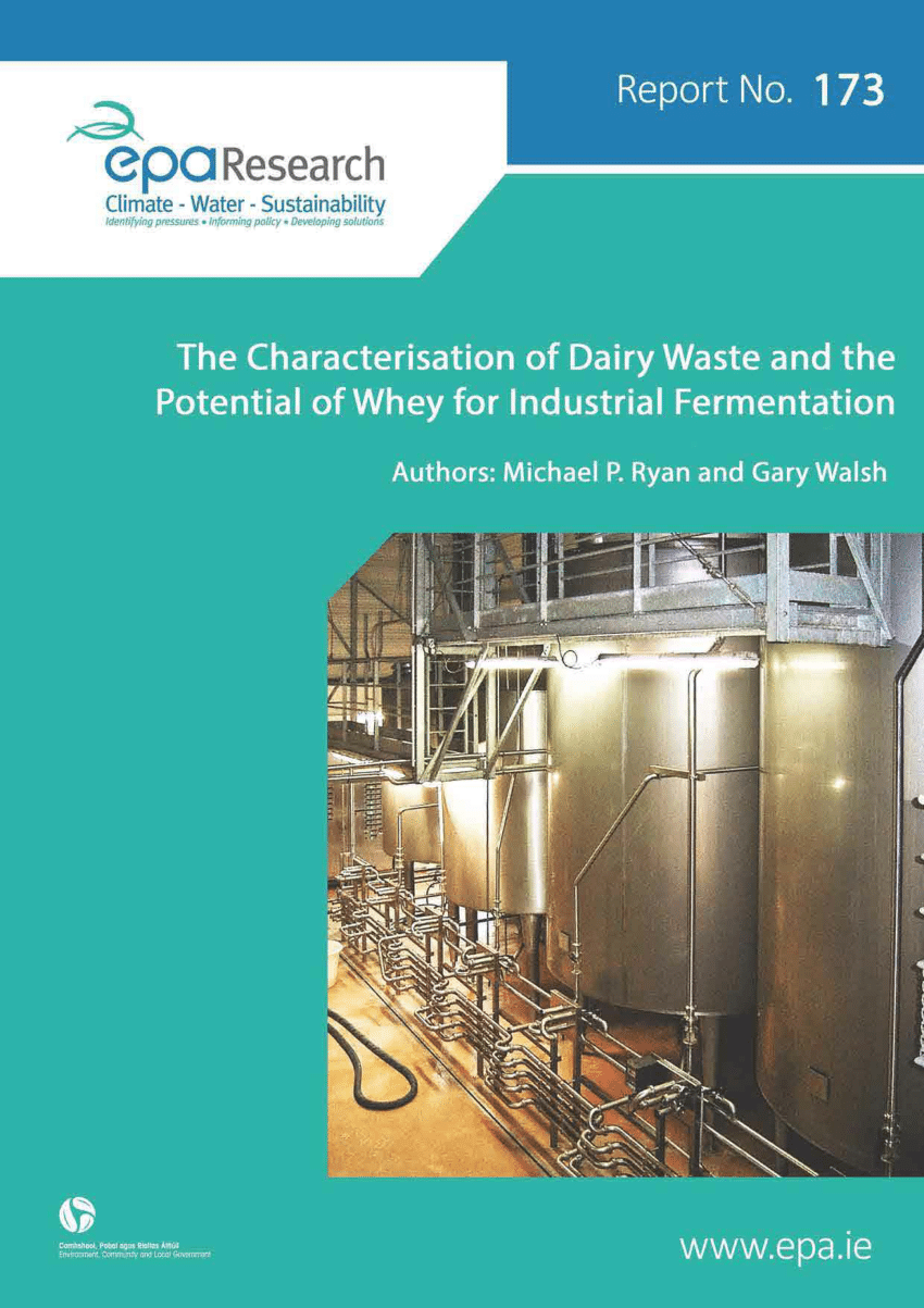 Pdf Research Report 173 The Characterisation Of Dairy