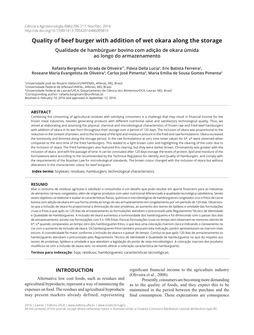 PDF) OPTIMIZATION OF BEEF PATTIES FORMULATION WITH TEXTURED SOY PROTEIN,  OKARA AND BACON USING A SIMPLEX-CENTROID MIXTURE DESIGN