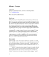 literature review on climate change pdf
