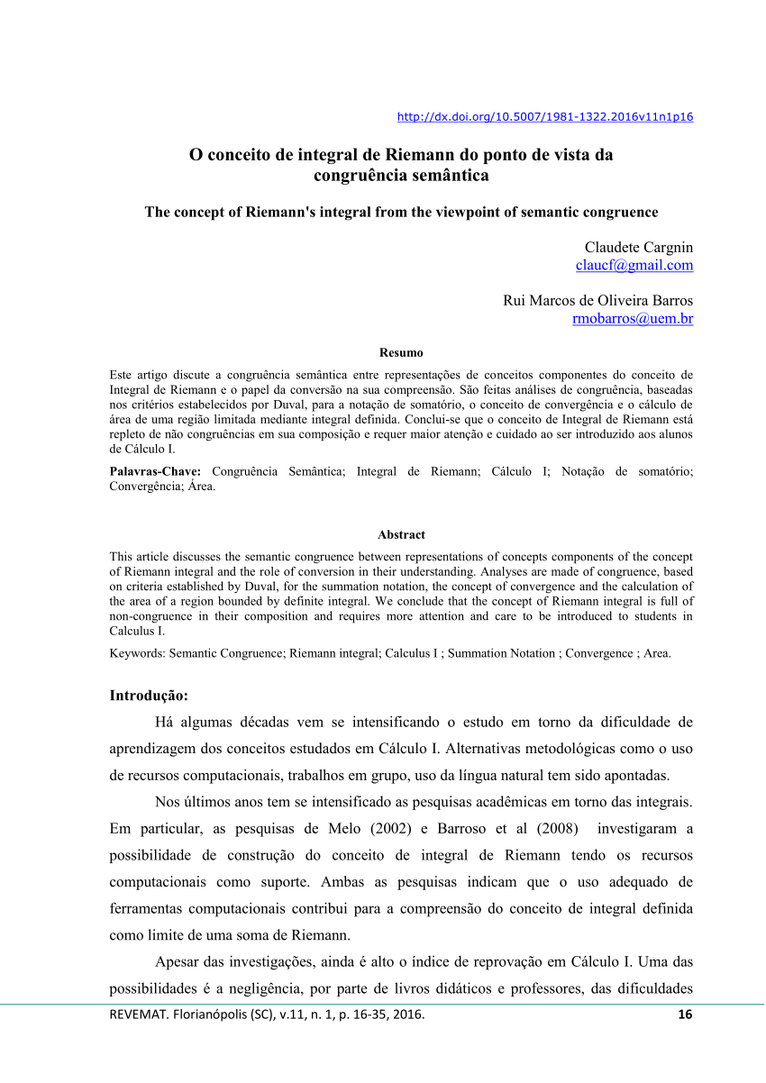 Notação para a integral definida