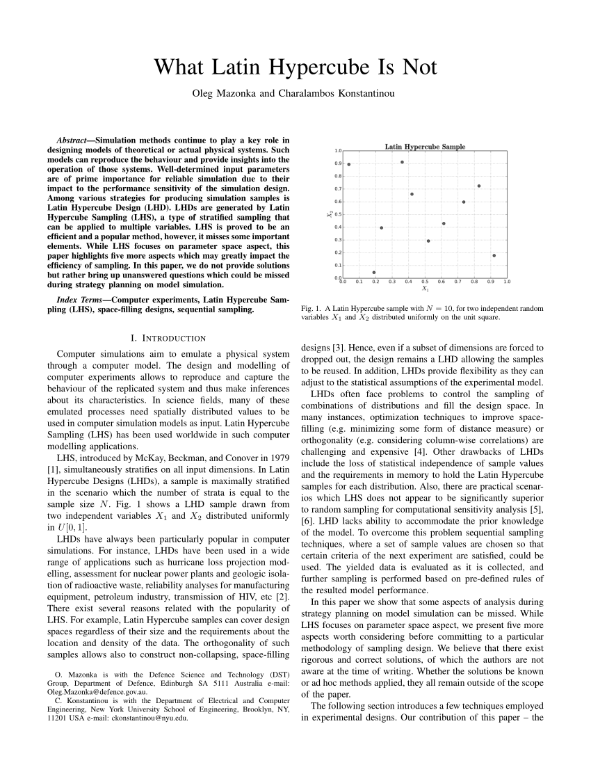 latin hypercube sampling matlab