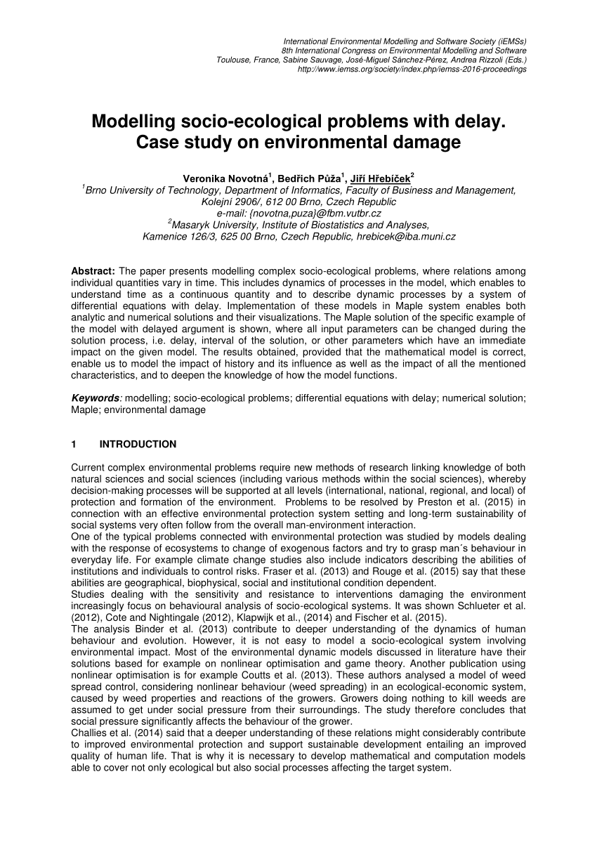 case study environmental problems