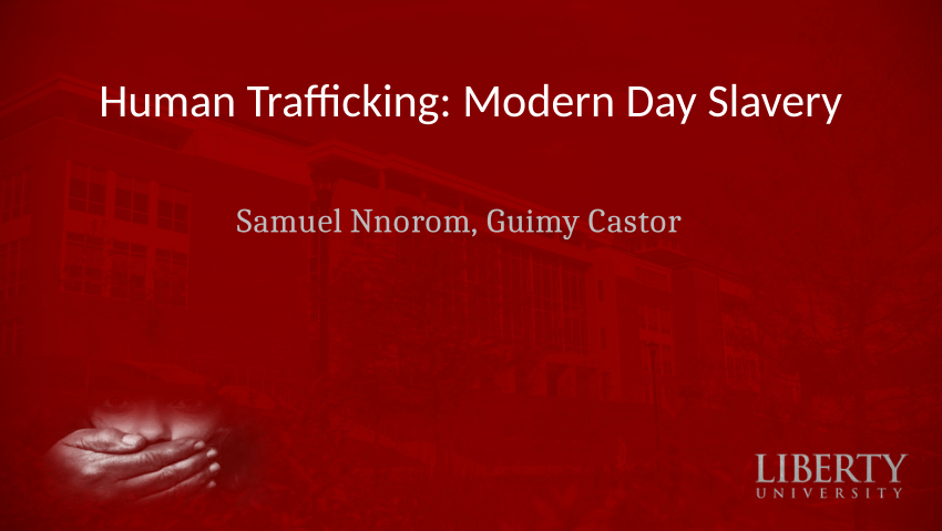 Pdf Modern Day Slavery Human Trafficking