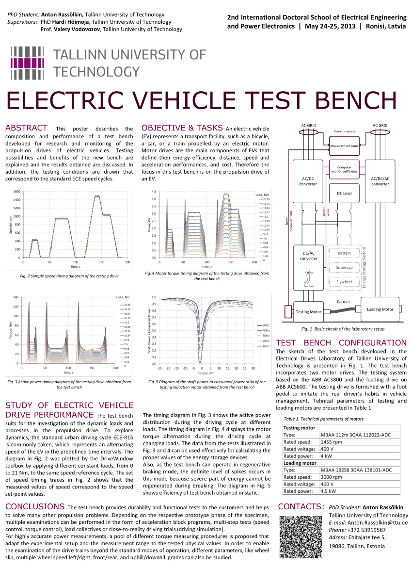 (PDF) Electric Vehicle Test Bench