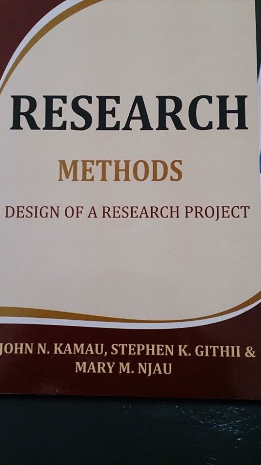 project research design and methods