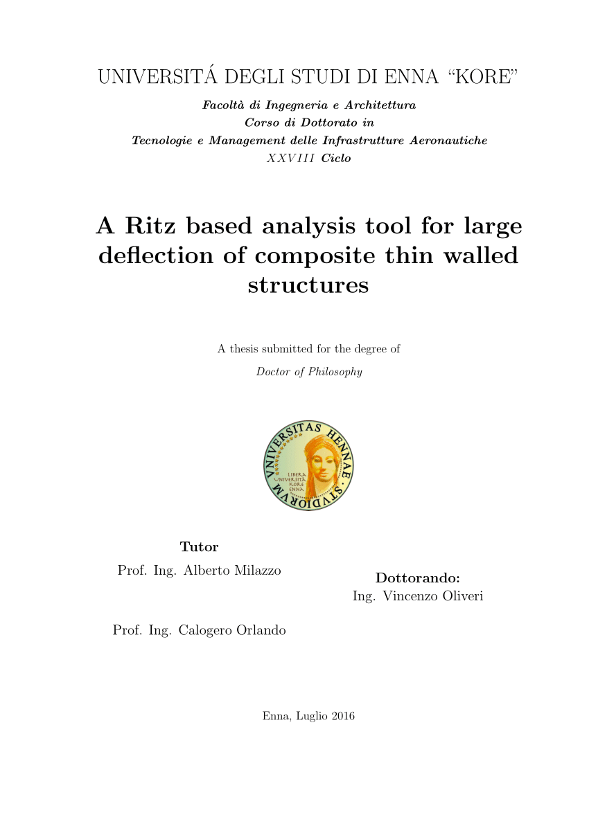 phd thesis composite structures