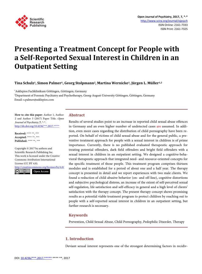 PDF) Presenting a Treatment Concept for People with a Self ...