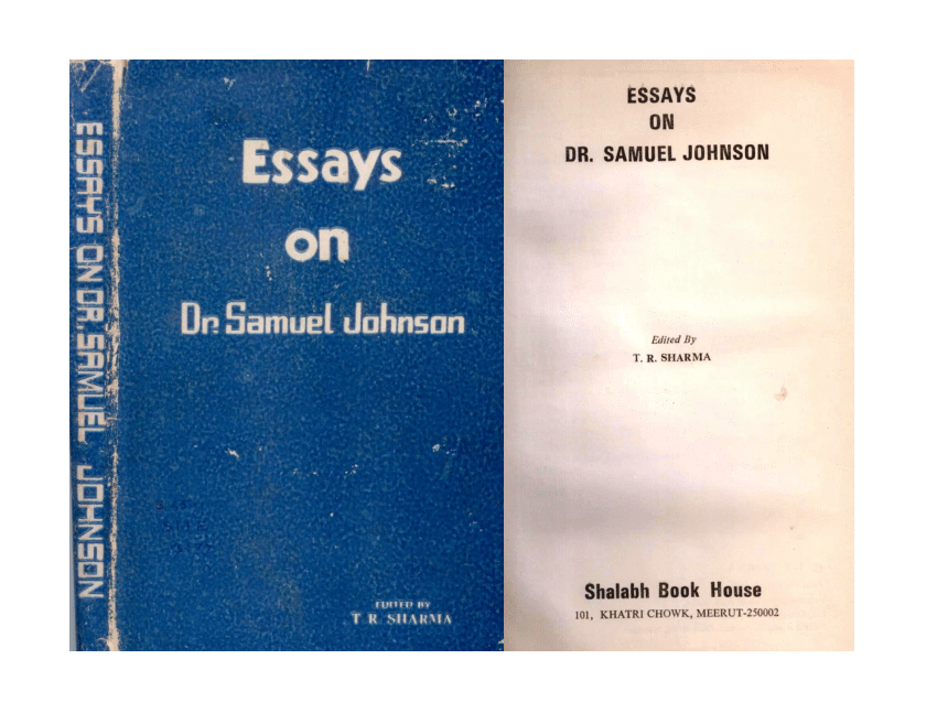 essays by samuel johnson