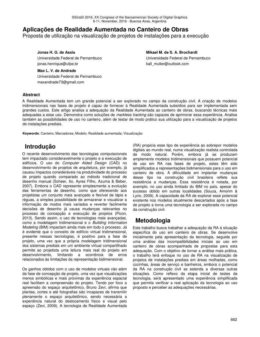 Download Pdf Aplicacoes De Realidade Aumentada No Canteiro De Obras Yellowimages Mockups
